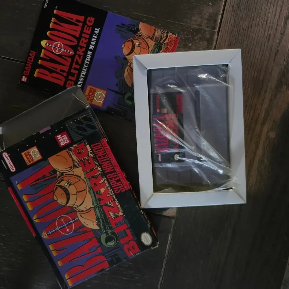 (SNES) Bandai Bazooka Blitzkrieg CIB